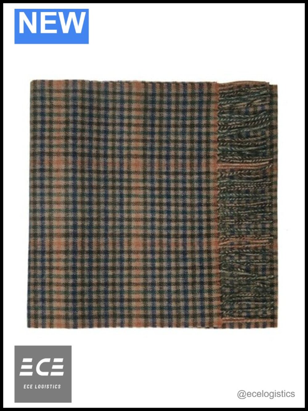 100% Lambswool Tartan Plaid Scarf Scottish Irish Celtic Wrap